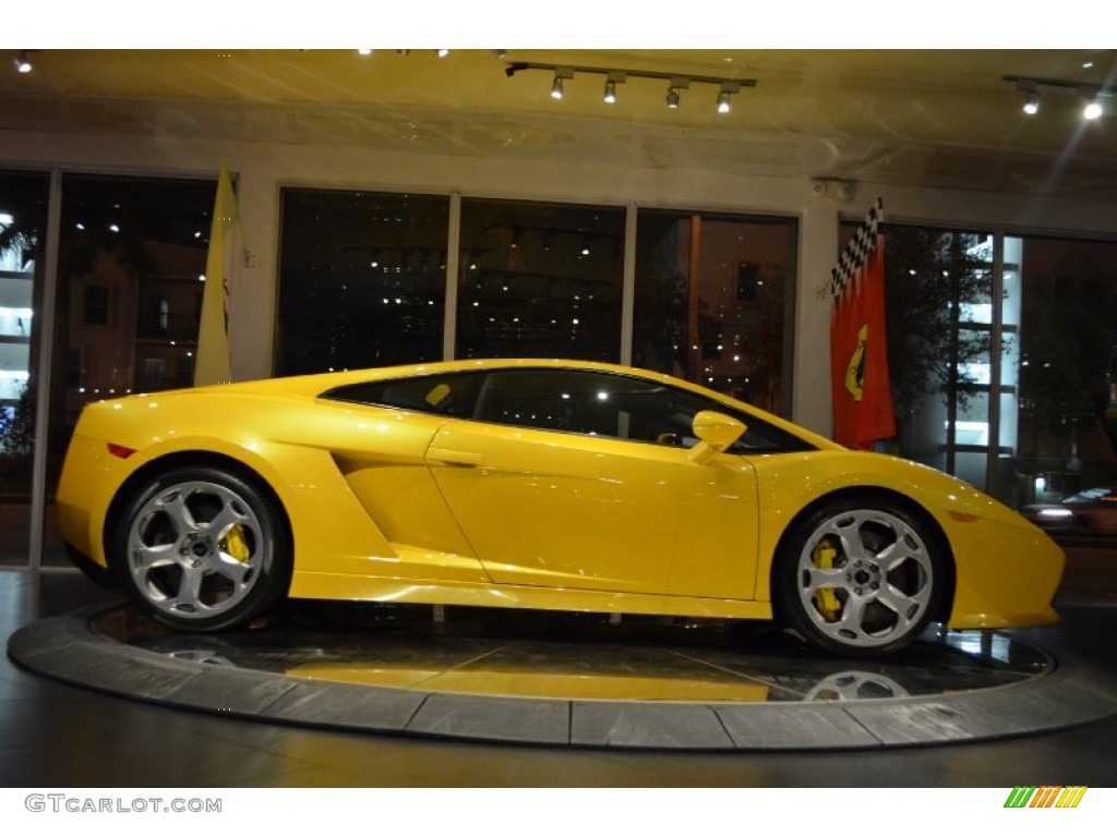 2004 Gallardo Coupe - Giallo Midas / Blu Scylla photo #17