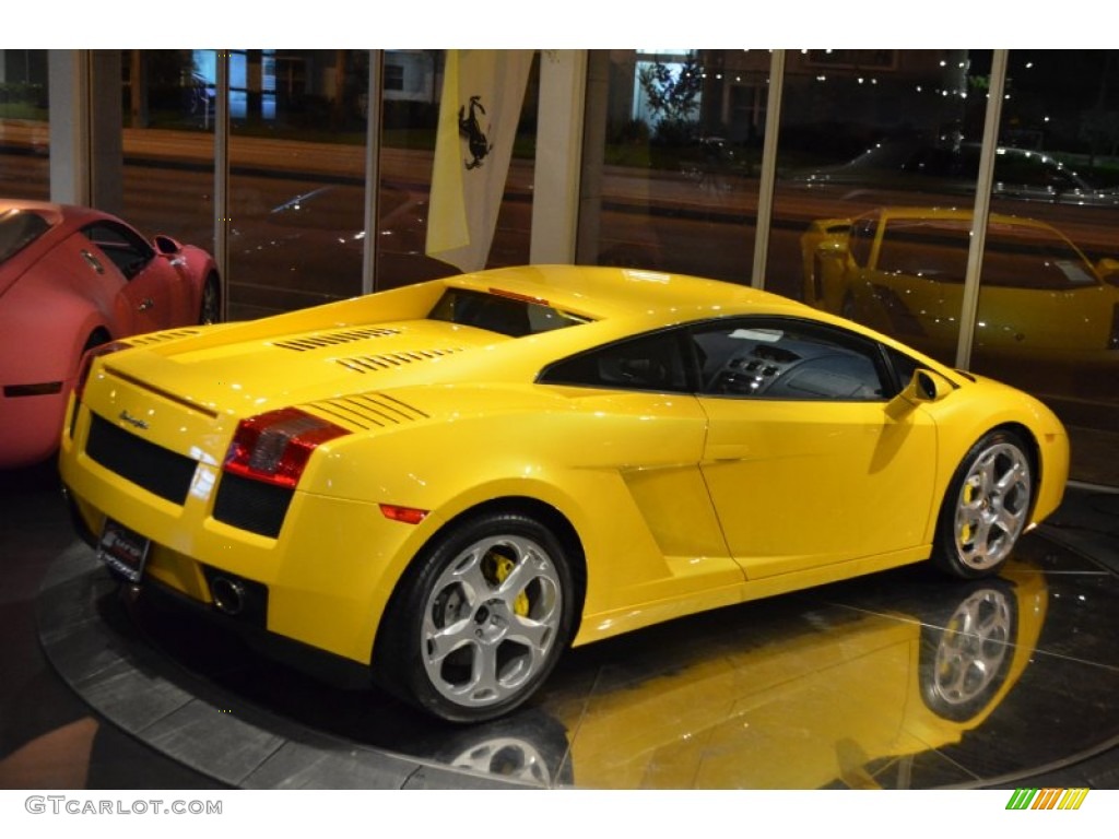 2004 Gallardo Coupe - Giallo Midas / Blu Scylla photo #19