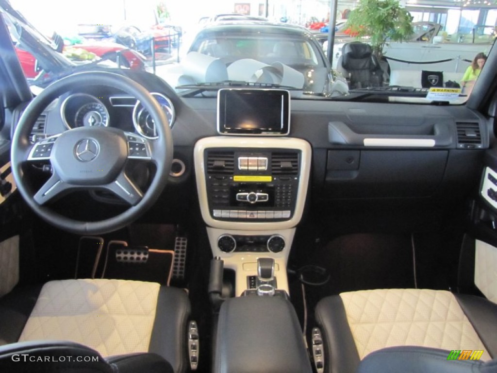 2015 Mercedes-Benz G 63 AMG designo Porcelain Dashboard Photo #101786707
