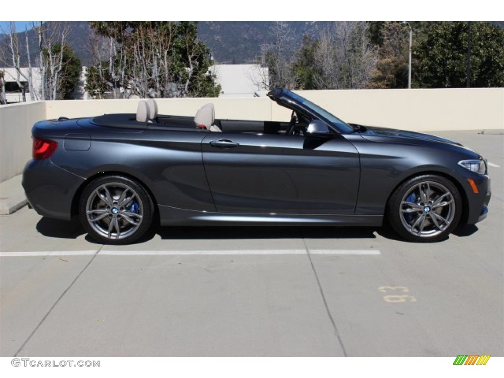 Mineral Grey Metallic 2015 BMW 2 Series M235i Convertible Exterior Photo #101791018