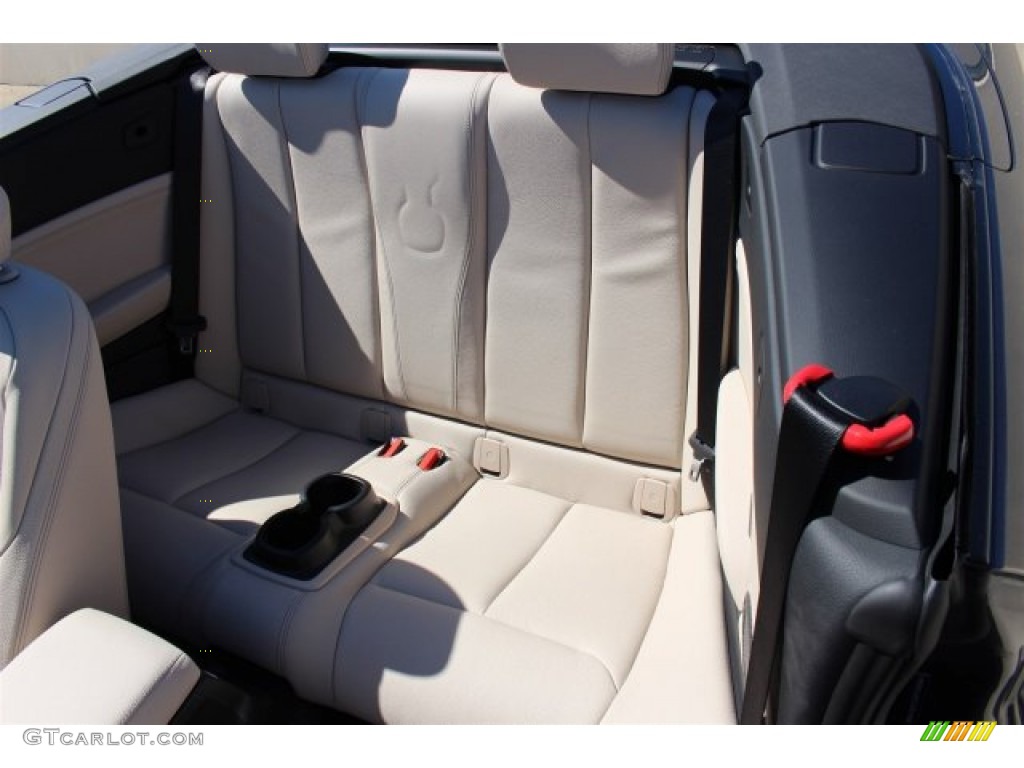 Oyster/Black Interior 2015 BMW 2 Series M235i Convertible Photo #101791066