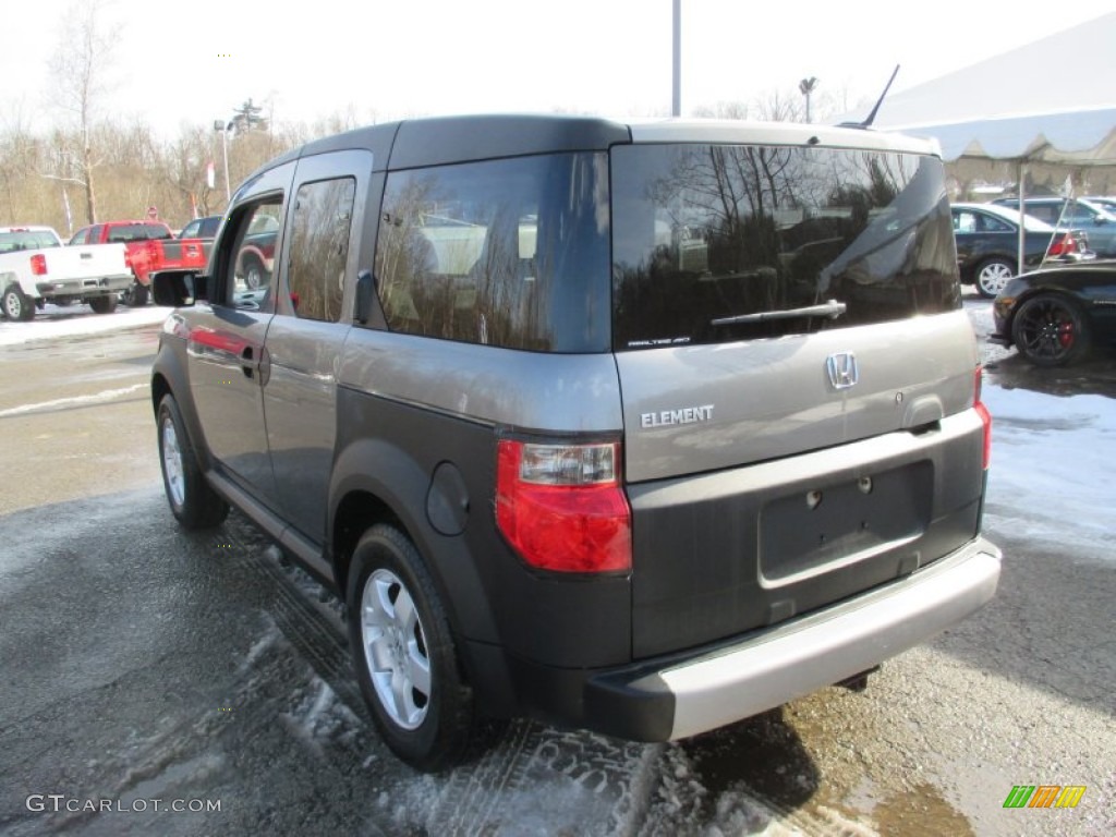 2005 Element EX AWD - Magnesium Metallic / Black/Gray photo #4