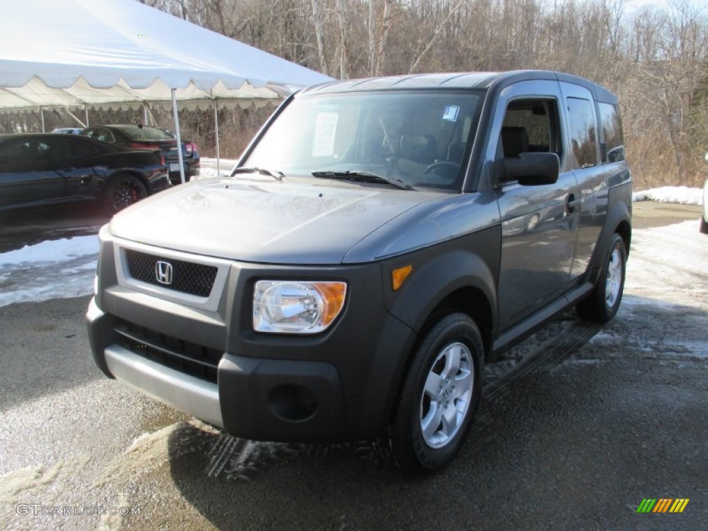 2005 Element EX AWD - Magnesium Metallic / Black/Gray photo #14