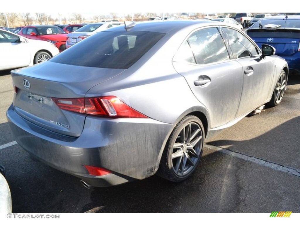 2014 IS 250 F Sport AWD - Nebula Gray Pearl / Black photo #2