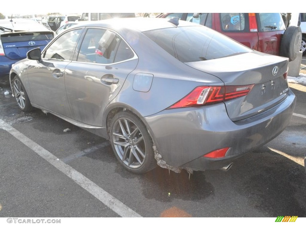 2014 IS 250 F Sport AWD - Nebula Gray Pearl / Black photo #3