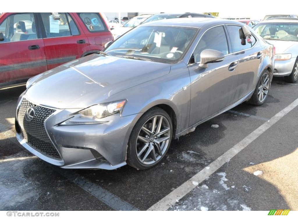 2014 IS 250 F Sport AWD - Nebula Gray Pearl / Black photo #4