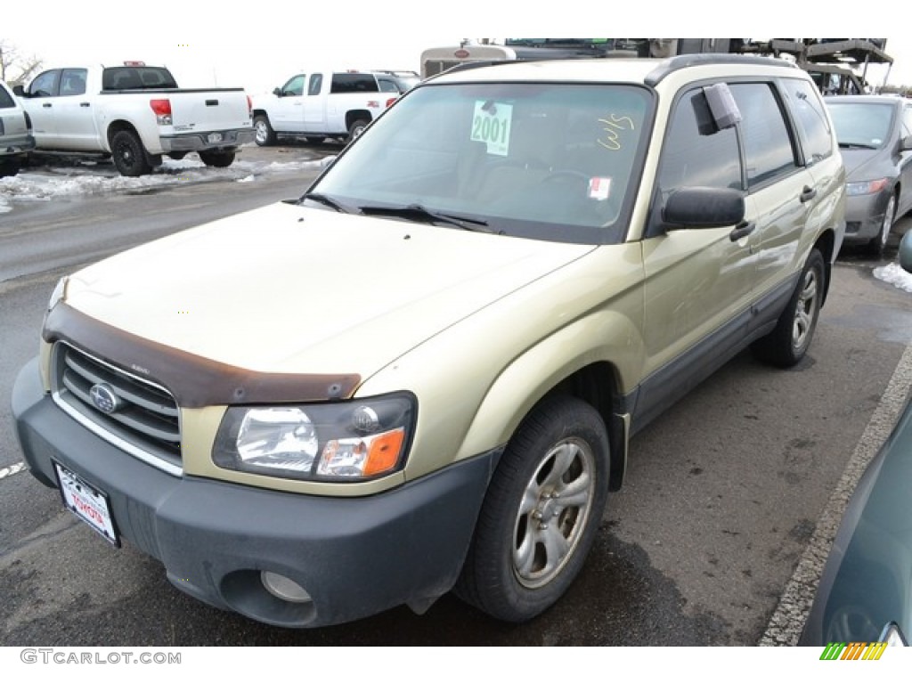 2004 Forester 2.5 X - Sierra Gold Metallic / Beige photo #4