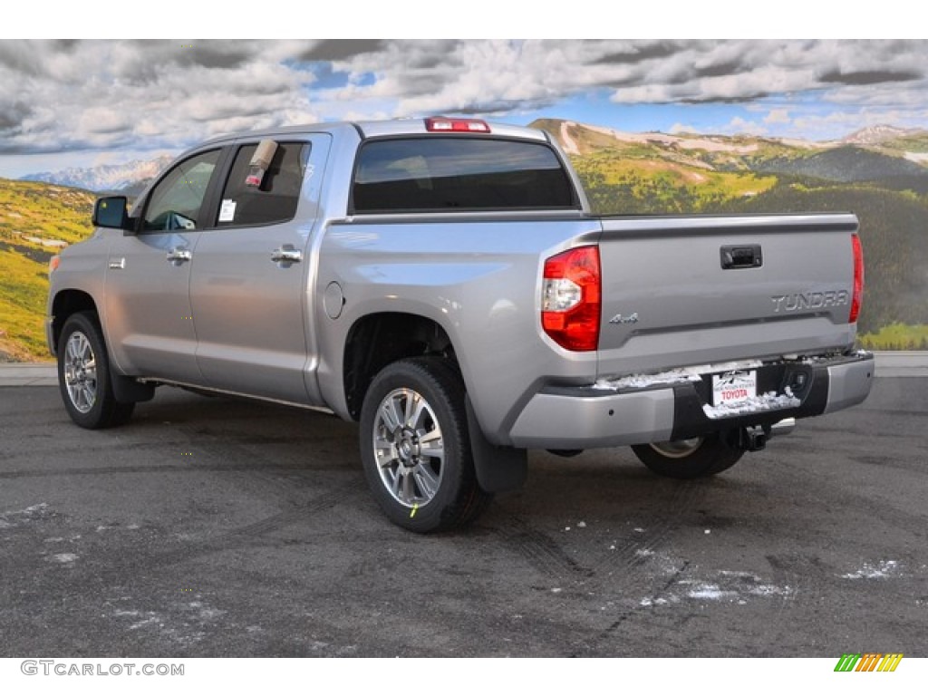 2015 Tundra Platinum CrewMax 4x4 - Silver Sky Metallic / Black photo #3