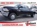 Black - 3500 Big Horn Crew Cab 4x4 Dual Rear Wheel Photo No. 1