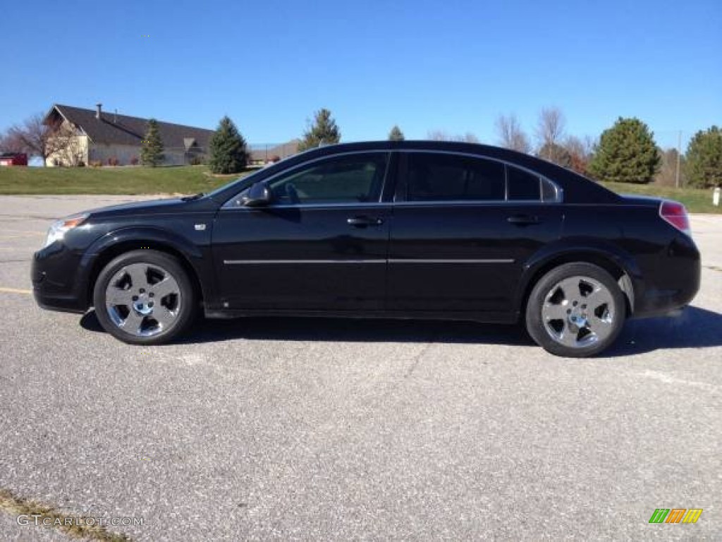 2008 Aura XE 3.5 - Carbon Flash Black / Gray photo #1