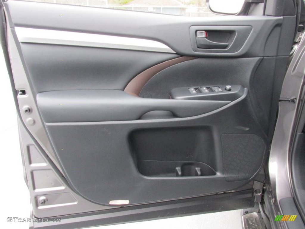 2015 Toyota Highlander LE Black Door Panel Photo #101801051