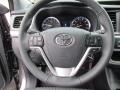 Black 2015 Toyota Highlander LE Steering Wheel