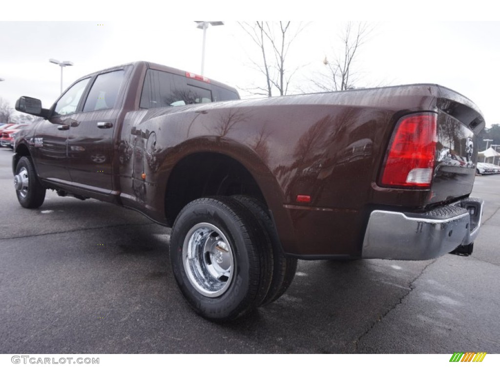 2015 3500 Big Horn Crew Cab Dual Rear Wheel - Western Brown / Canyon Brown/Light Frost Beige photo #2