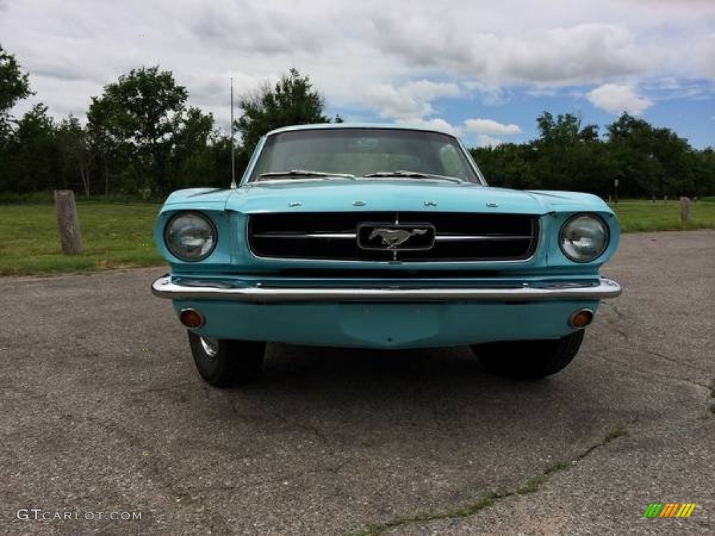 1965 Mustang Coupe - Tropical Turquoise / Black photo #2
