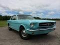 1965 Tropical Turquoise Ford Mustang Coupe  photo #3