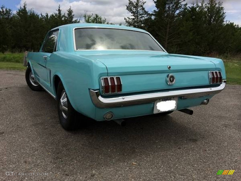 1965 Mustang Coupe - Tropical Turquoise / Black photo #4