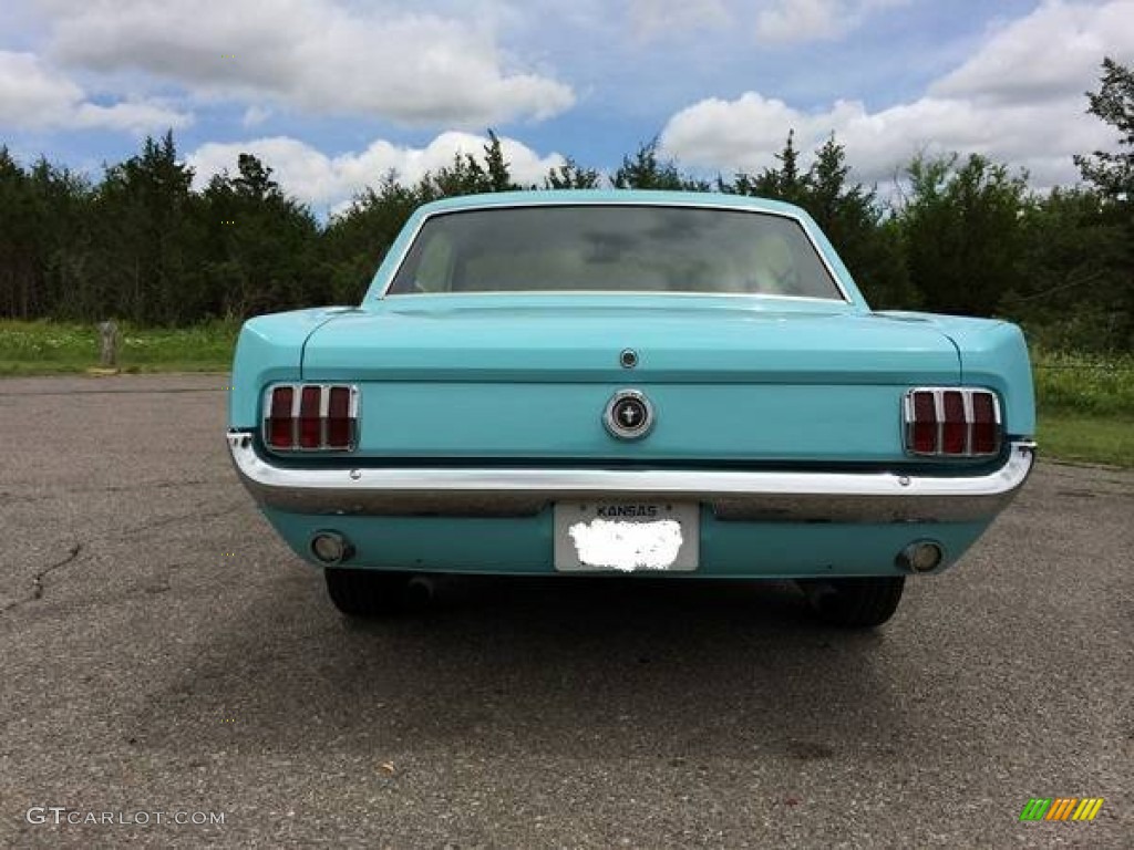1965 Mustang Coupe - Tropical Turquoise / Black photo #5