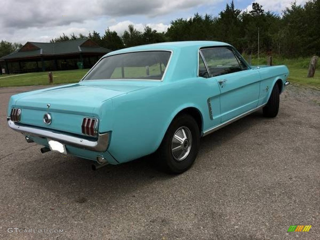 1965 Mustang Coupe - Tropical Turquoise / Black photo #6