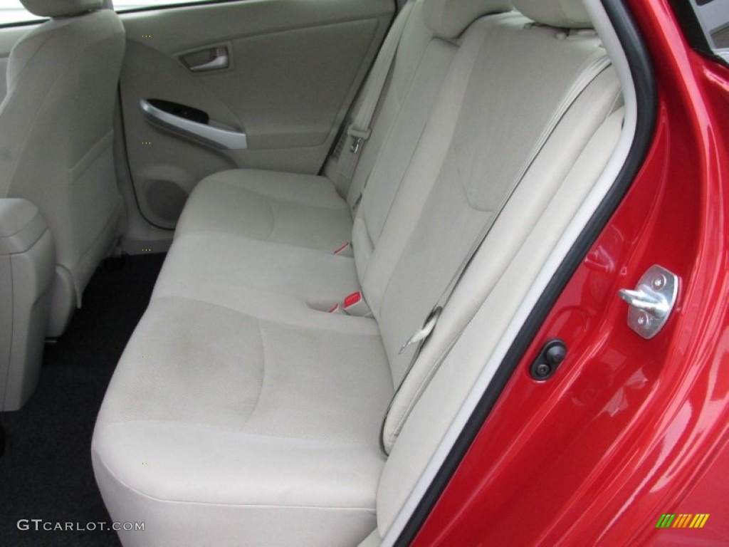 2015 Toyota Prius Two Hybrid Rear Seat Photo #101802587