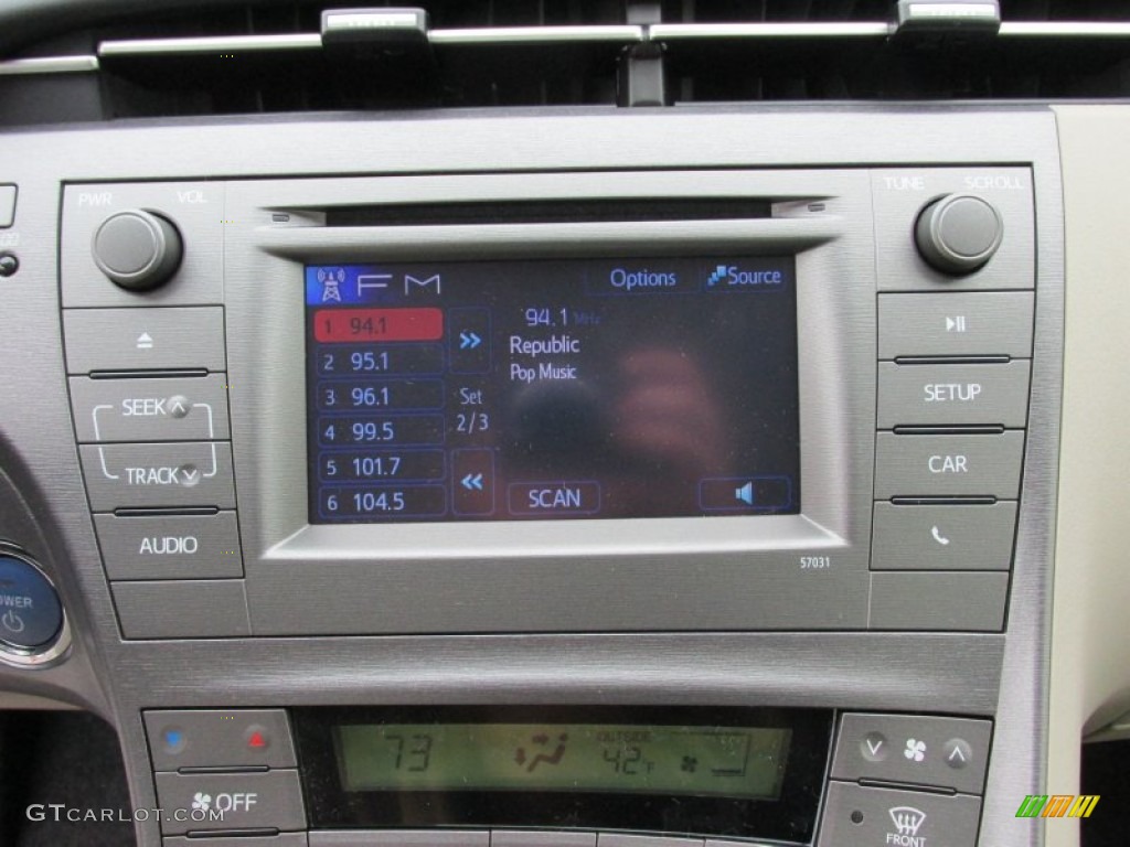 2015 Toyota Prius Two Hybrid Controls Photo #101802761