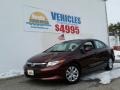 Crimson Pearl - Civic LX Sedan Photo No. 1