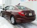 Crimson Pearl - Civic LX Sedan Photo No. 4