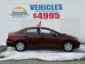 Crimson Pearl - Civic LX Sedan Photo No. 21