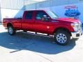 2015 Ruby Red Ford F350 Super Duty Lariat Crew Cab 4x4  photo #1