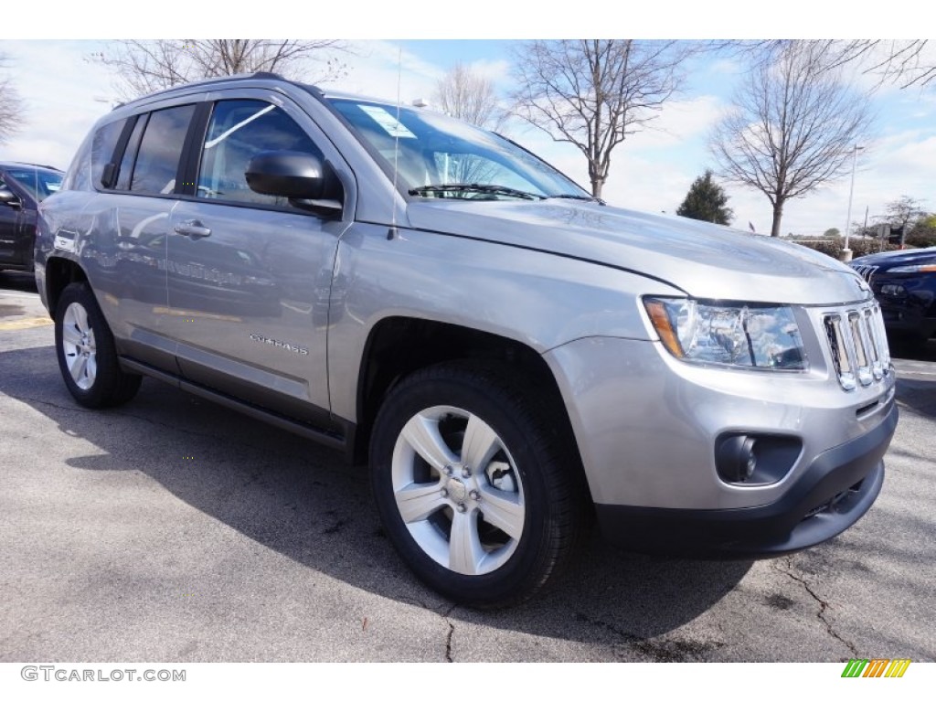 Billet Silver Metallic 2015 Jeep Compass Sport Exterior Photo #101806283
