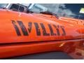 2015 Sunset Orange Pearl Jeep Wrangler Willys Wheeler 4x4  photo #6