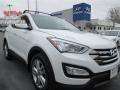 2015 Frost White Pearl Hyundai Santa Fe Sport 2.0T  photo #1