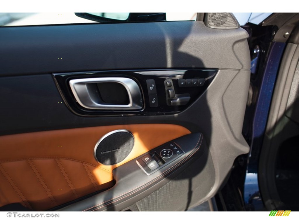 2015 Mercedes-Benz SLK 250 Roadster designo Light Brown Door Panel Photo #101809085
