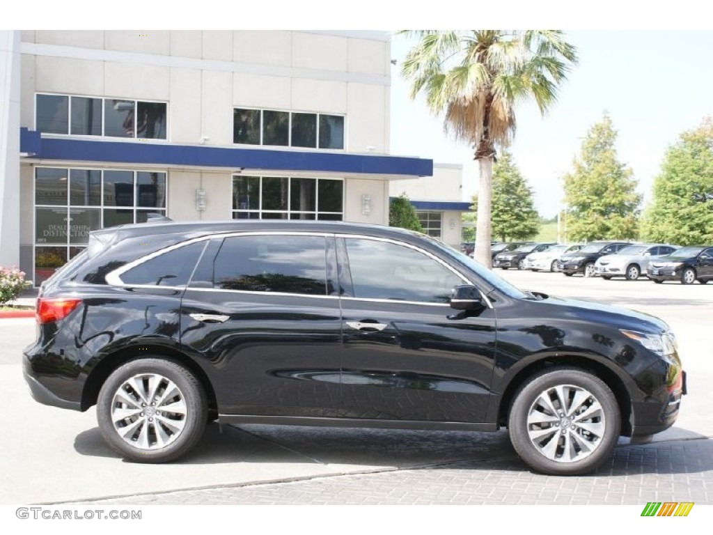 Crystal Black Pearl 2015 Acura MDX SH-AWD Technology Exterior Photo #101809451