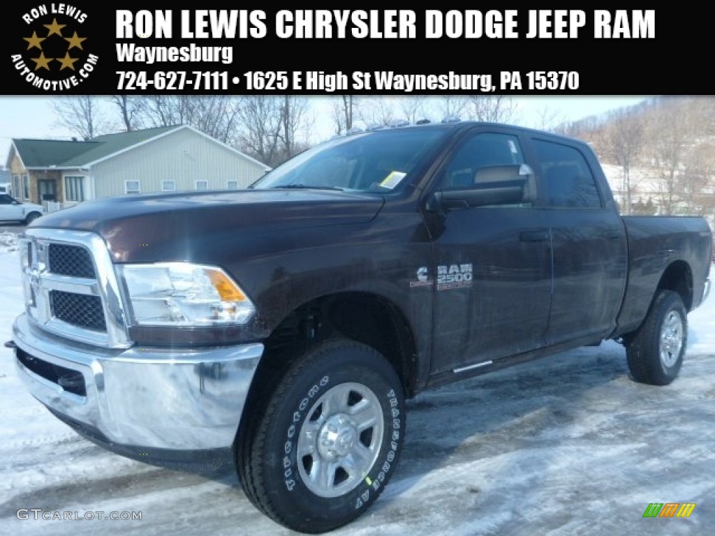 2015 2500 Tradesman Crew Cab 4x4 - Western Brown / Black/Diesel Gray photo #1