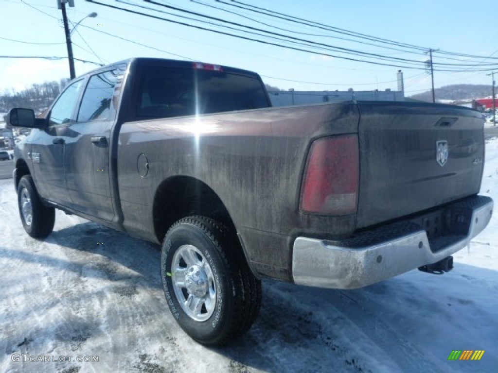 2015 2500 Tradesman Crew Cab 4x4 - Western Brown / Black/Diesel Gray photo #3