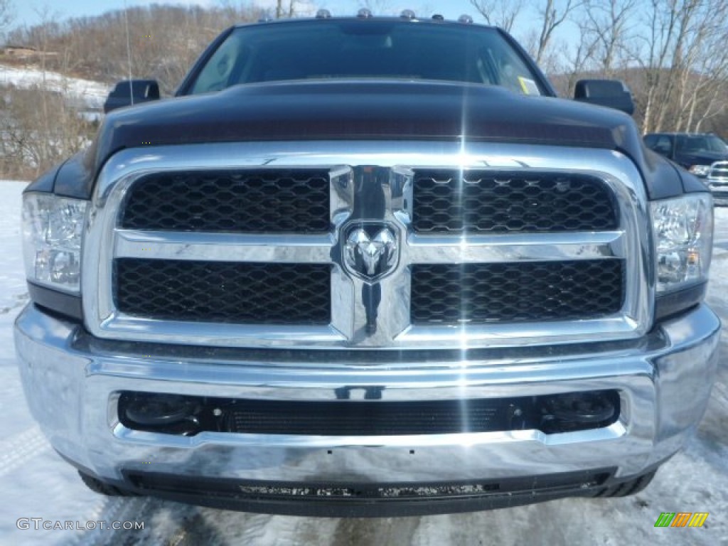 2015 2500 Tradesman Crew Cab 4x4 - Western Brown / Black/Diesel Gray photo #9