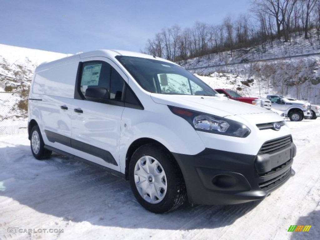 Frozen White 2015 Ford Transit Connect XL Van Exterior Photo #101813543
