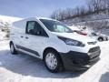 Frozen White 2015 Ford Transit Connect XL Van Exterior