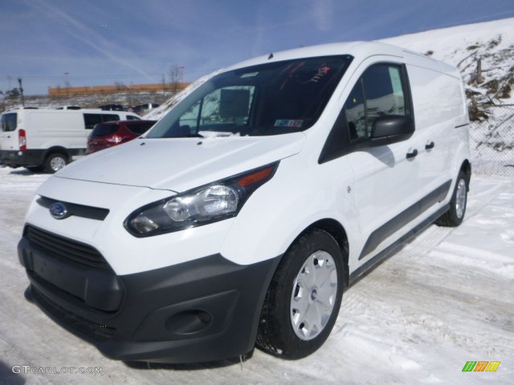 Frozen White 2015 Ford Transit Connect XL Van Exterior Photo #101813705