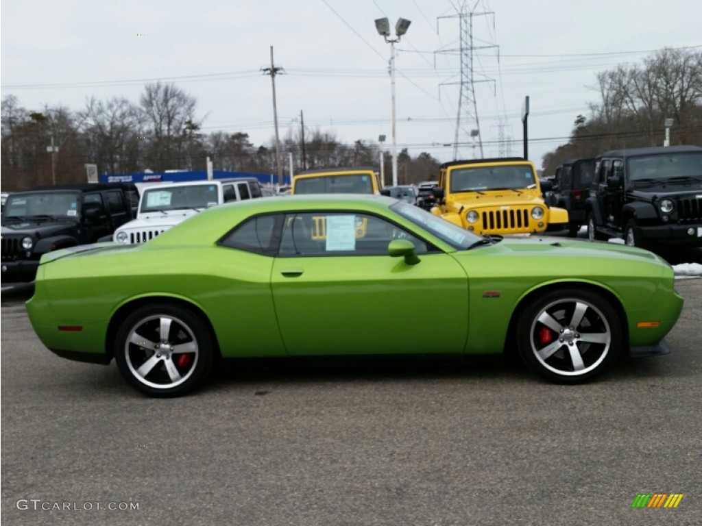 2011 Challenger SRT8 392 - Green with Envy / Dark Slate Gray photo #5