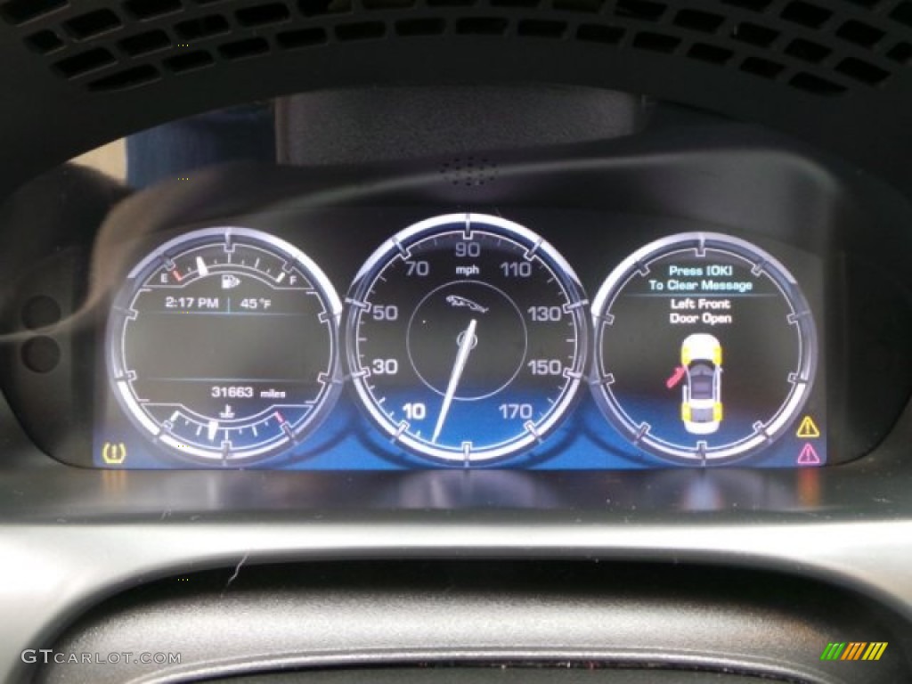 2011 XJ XJL Supercharged - Liquid Silver Metallic / Jet Black/Ivory photo #18