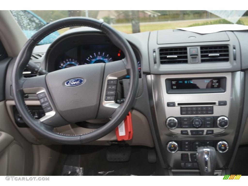 2012 Fusion SEL V6 - Sterling Grey Metallic / Medium Light Stone photo #14