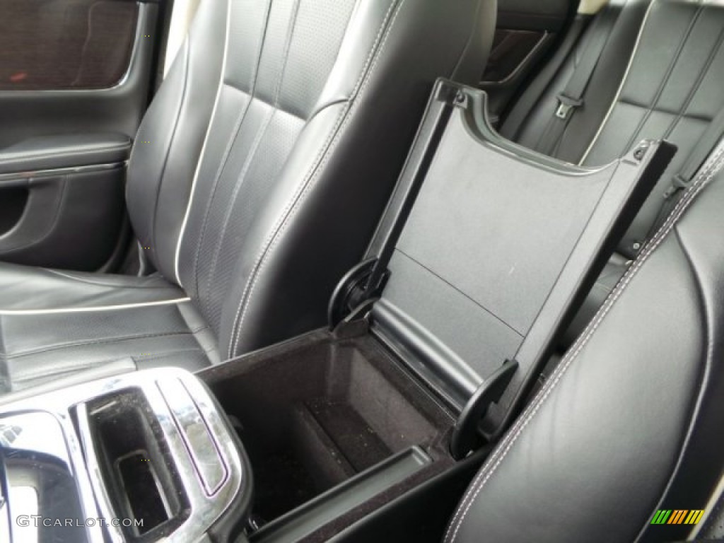 2011 XJ XJL Supercharged - Liquid Silver Metallic / Jet Black/Ivory photo #27