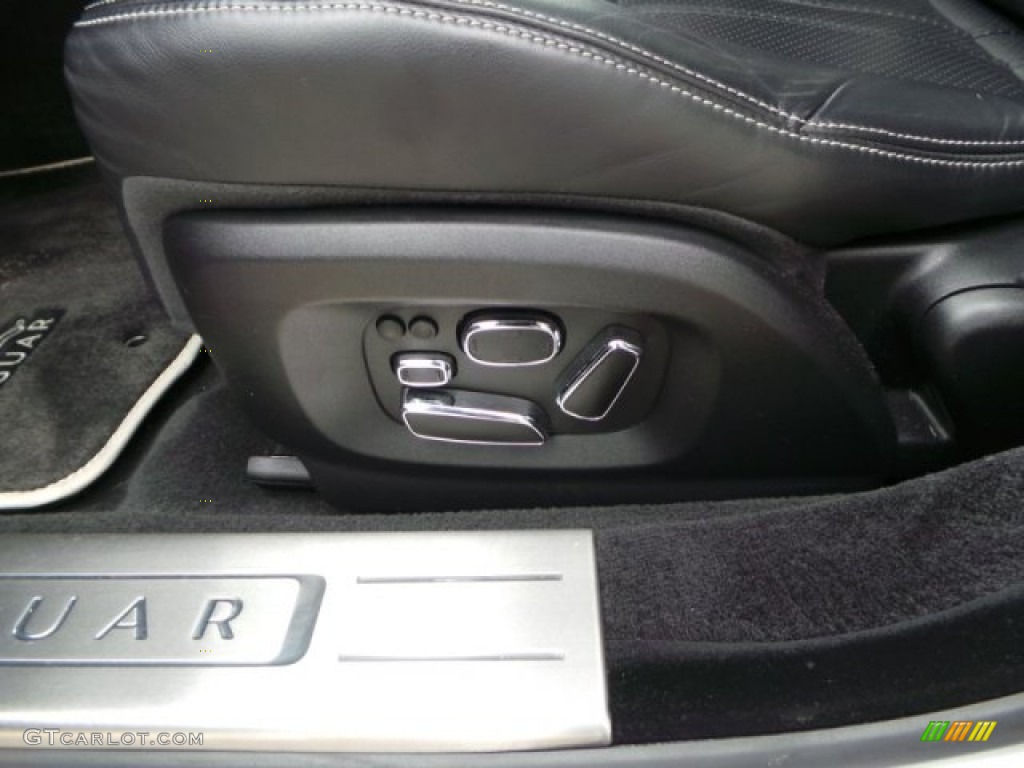 2011 XJ XJL Supercharged - Liquid Silver Metallic / Jet Black/Ivory photo #45