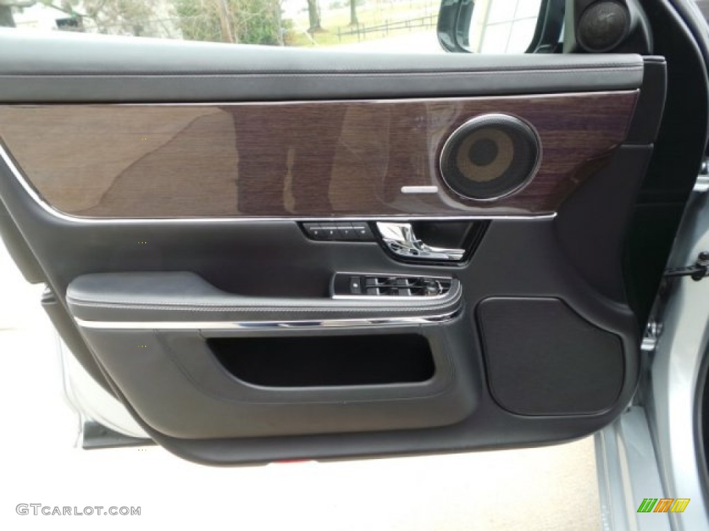 2011 XJ XJL Supercharged - Liquid Silver Metallic / Jet Black/Ivory photo #46