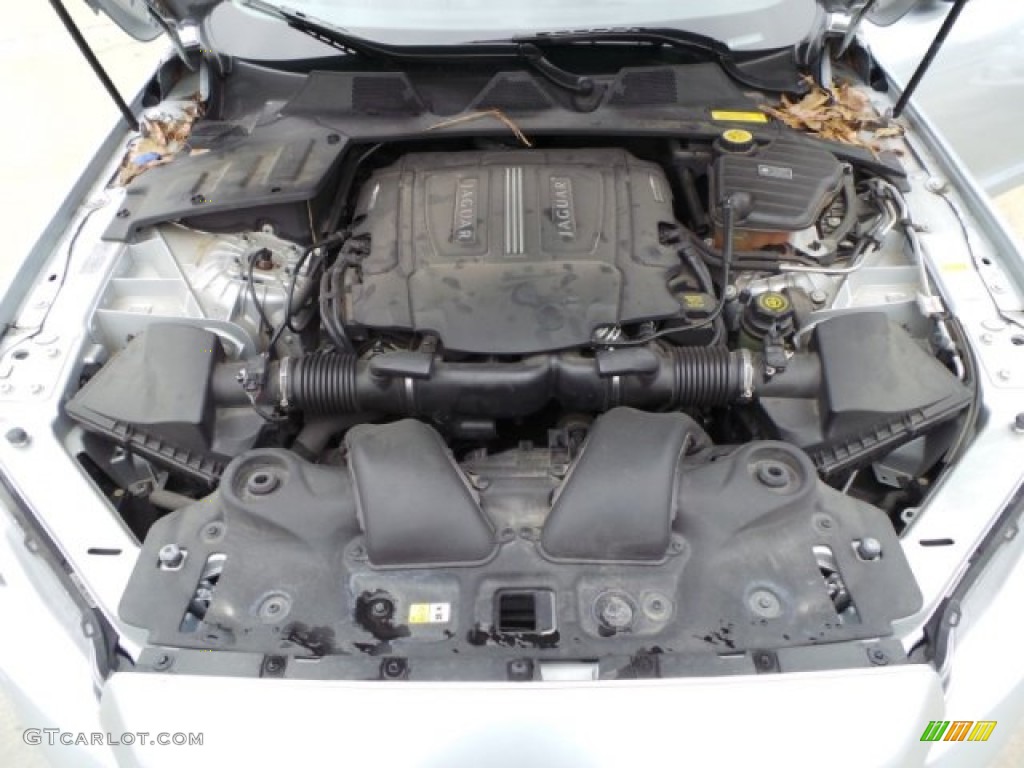 2011 XJ XJL Supercharged - Liquid Silver Metallic / Jet Black/Ivory photo #65
