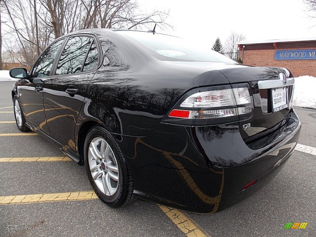 2011 9-3 2.0T Sport Sedan - Black / Black photo #3