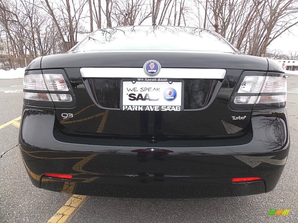 2011 9-3 2.0T Sport Sedan - Black / Black photo #4