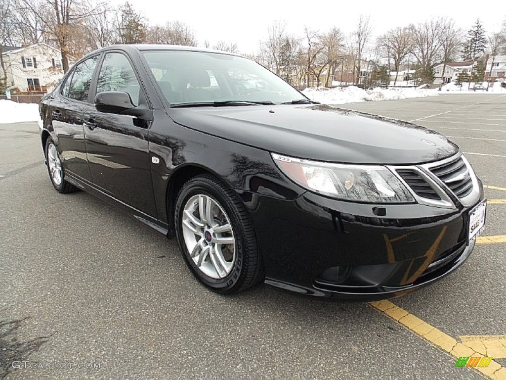 2011 9-3 2.0T Sport Sedan - Black / Black photo #7