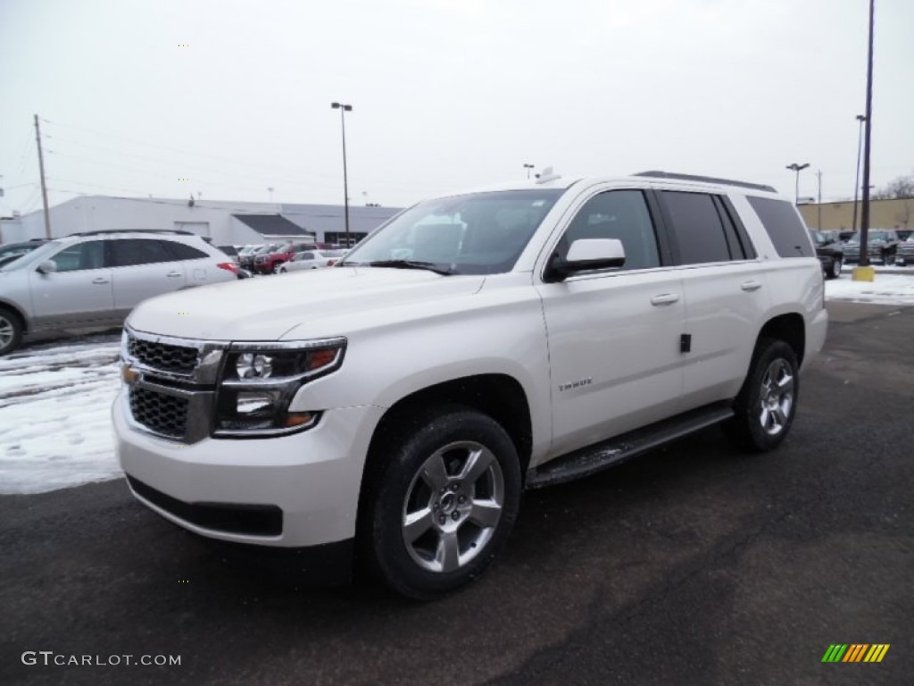 2015 Tahoe LT 4WD - White Diamond Tricoat / Jet Black photo #1